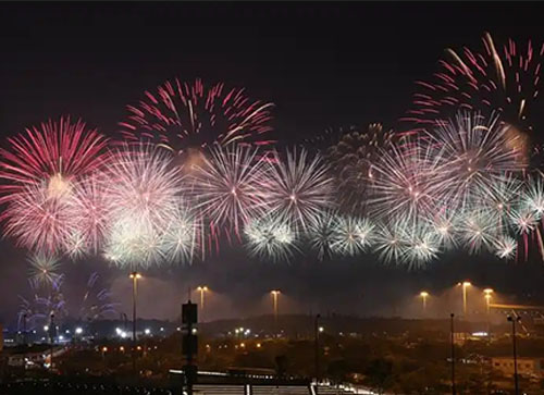 繁峙县焰火晚会